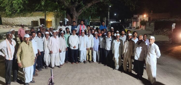 स्वाभिमानी शेतकरी संघटनेच्या नवरात्र जनजागर यात्रेला सुरुवात