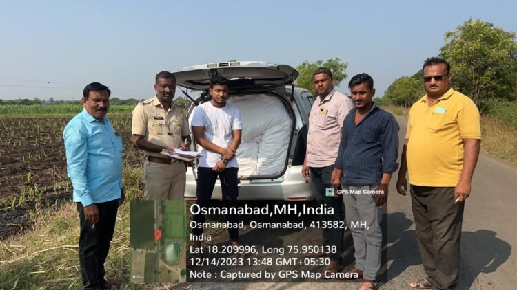 धाराशिव : अवैधरित्या गुटखा व पान मसाला वाहतुक करणाऱ्या तरुणावर गुन्हा दाखल