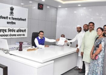 ओबीसी बहुजन पार्टीकडून अर्जुन सलगर यांचा उमेदवारी अर्ज दाखल