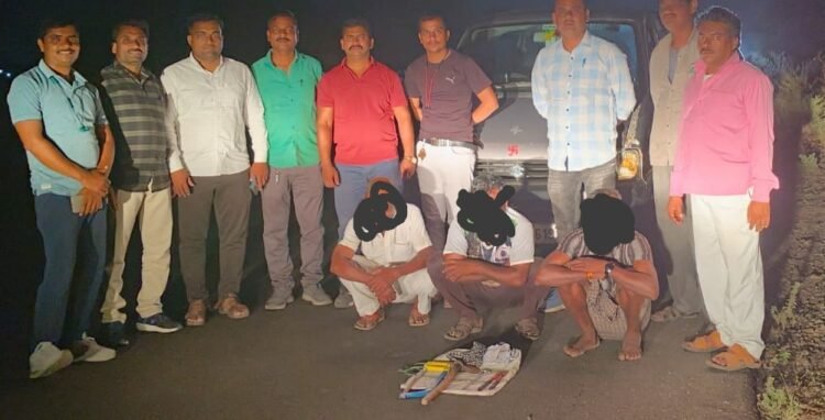 दरोडा घालण्यासाठी आलेले तीन दरोडेखोर धाराशिवमध्ये जेरबंद