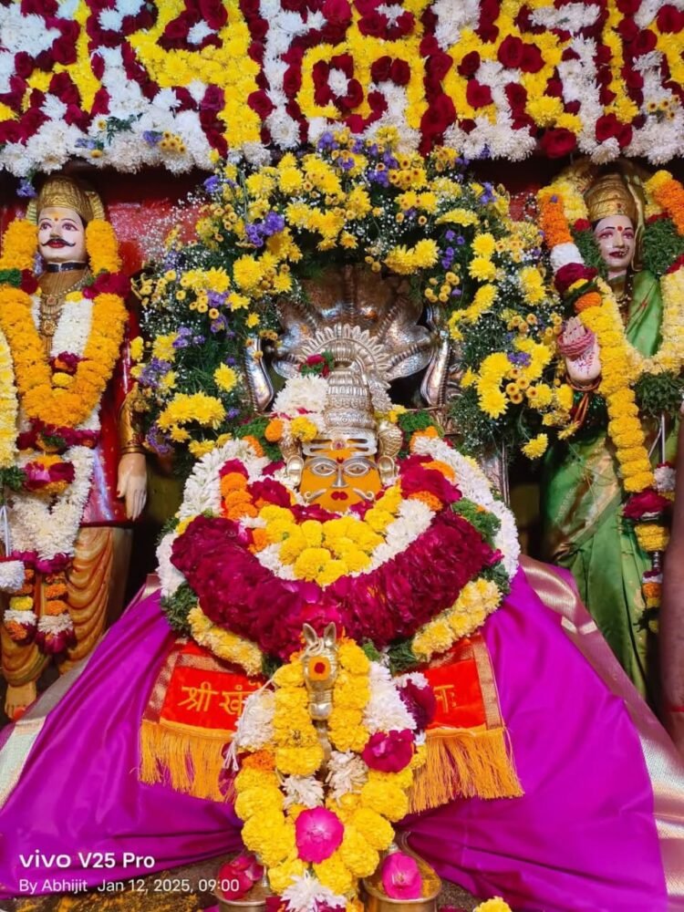 श्री खंडोबाचे २३ जानेवारी रोजी अणदूर येथे आगमन