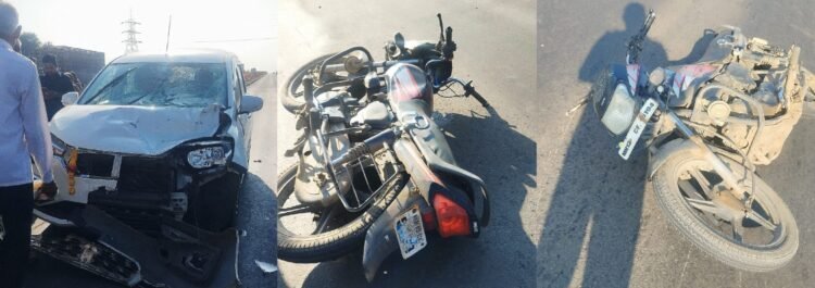 मुंबई-हैदराबाद महामार्गावर दस्तापूर येथे भीषण अपघात