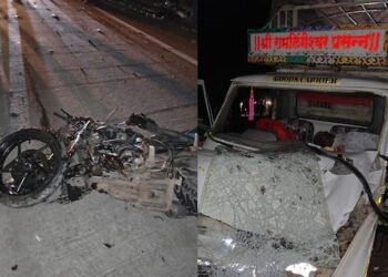 उमरगा – लातूर रोडवर माडज पाटीजवळ भीषण अपघात: तिघांचा मृत्यू, दोघे गंभीर जखमी