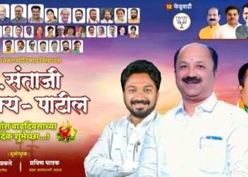 भाजप जिल्हाध्यक्ष संताजी चालुक्य यांचा आज वाढदिवस