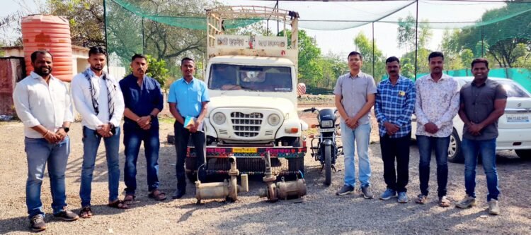 पानबुडी मोटर चोरी प्रकरणी आरोपीला अटक; नऊ लाखांचा मुद्देमाल जप्त