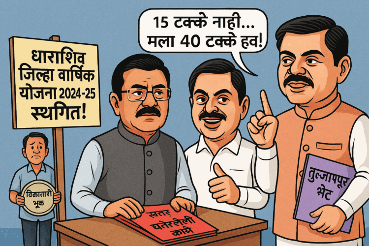 राजकीय कुरघोडीचा बळी: जिल्हा योजनेतील कामांना ब्रेक!