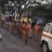 आगामी सण-उत्सवांच्या पार्श्वभूमीवर धाराशिव शहरात पोलिसांचा रूट मार्च
