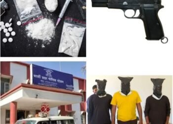 बार्शीत पोलिसांची मोठी कारवाई: एमडी ड्रग्ज, गावठी पिस्तूलसह तिघे गजाआड