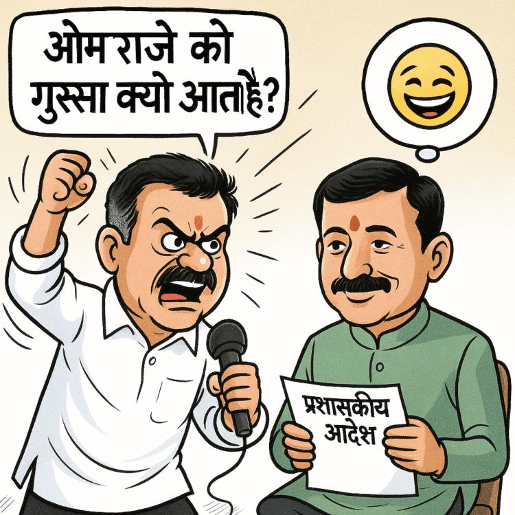 ओमराजे को गुस्सा क्यो आता है?