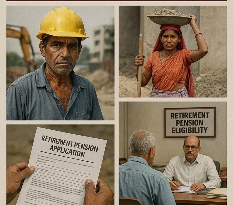 धाराशिव जिल्ह्यात १० हजार बांधकाम कामगार निवृत्ती वेतनापासून वंचित