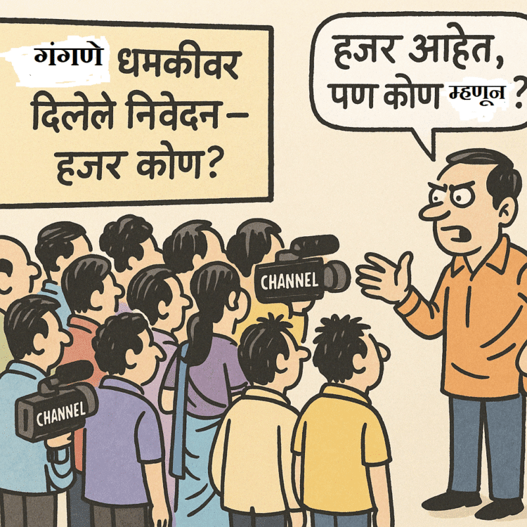 डोक्यांची गर्दी, पत्रकारितेचा गोंधळ!