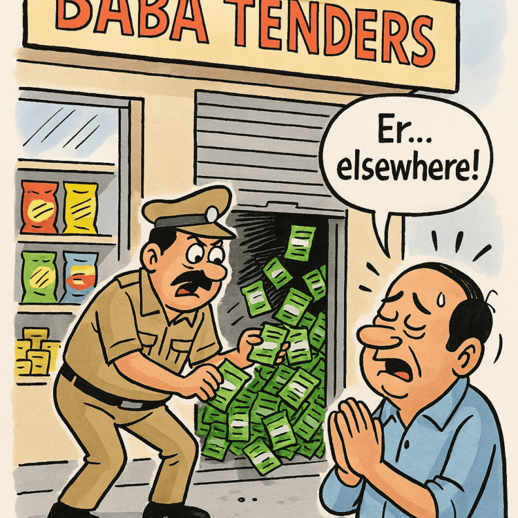 बाबांच्या दुकानात चिप्स कुरकुऱ्यांआडून गुटख्याचा महाप्रसाद? पोलिसांचा ‘कुरकुरीत’ छापा!