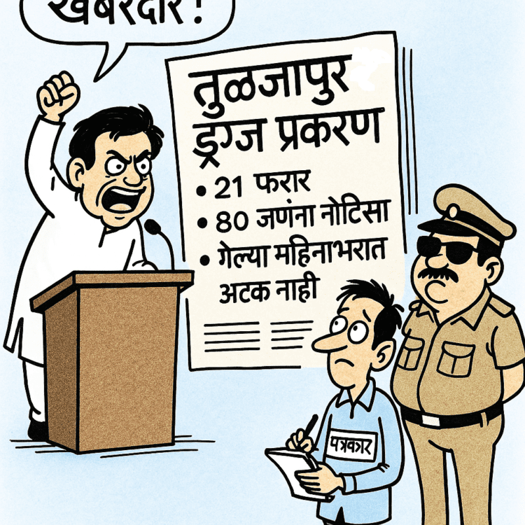 तुळजापूर ड्रग्ज प्रकरण: तपासाचा धूर आणि राजकारणाचा शिमगा!