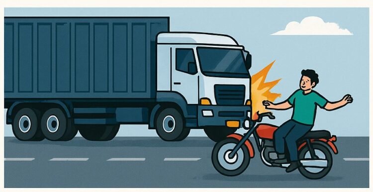 धाराशिव जिल्ह्यात दोन भीषण अपघात: ट्रेलरच्या धडकेत तरुणाचा, अज्ञात वाहनाच्या धडकेत पादचाऱ्याचा मृत्यू