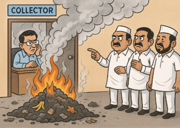 धाराशिव कचरा पुराण: धुराच्या लोळात राजकीय खिचडी!