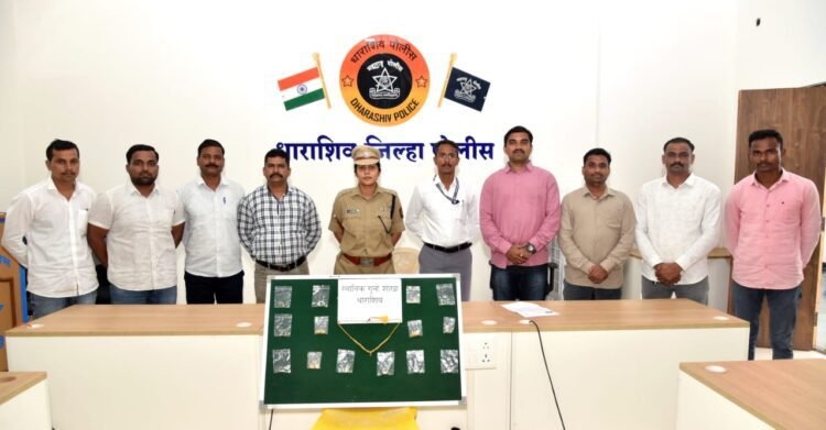 धाराशिव स्थानिक गुन्हे शाखेचा दणका: साडेआठ तोळे सोन्यासह सराईत घरफोड्या गजाआड