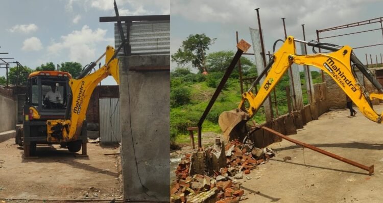 धाराशिवमध्ये अवैध कत्तलखान्यांवर प्रशासनाचा बडगा; चार कत्तलखाने जमीनदोस्त