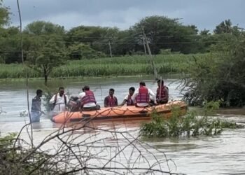धाराशिव पूरस्थिती : मांजरा नदीच्या पुरात शेतकरी वाहून गेला; NDRF ची टीम घटनास्थळी दाखल, शोधकार्य युद्धपातळीवर
