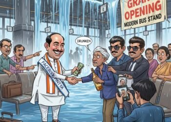 फेसबुक पिंट्या – भाग ७: आठ कोटींचे ‘वॉटर पार्क’ आणि दारुड्या शेतकऱ्याचा ‘डॅमेज कंट्रोल’