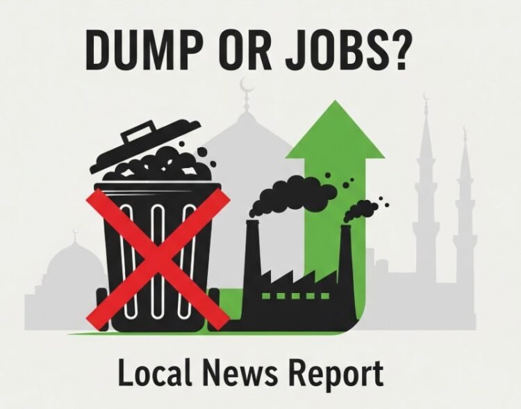 वडगाव सिद्धेश्वरमध्ये प्रस्तावित कचरा प्रकल्पाला तीव्र विरोध, औद्योगिक विकासाची मागणी