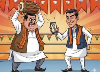 धाराशिवच्या राजकीय आखाड्यात ‘रील’चा धुरळा: निवडणुकांच्या तोंडावर ‘ढोलकी’ ते ‘व्हिडिओ क्लिप’, वादाचा नवा एपिसोड!