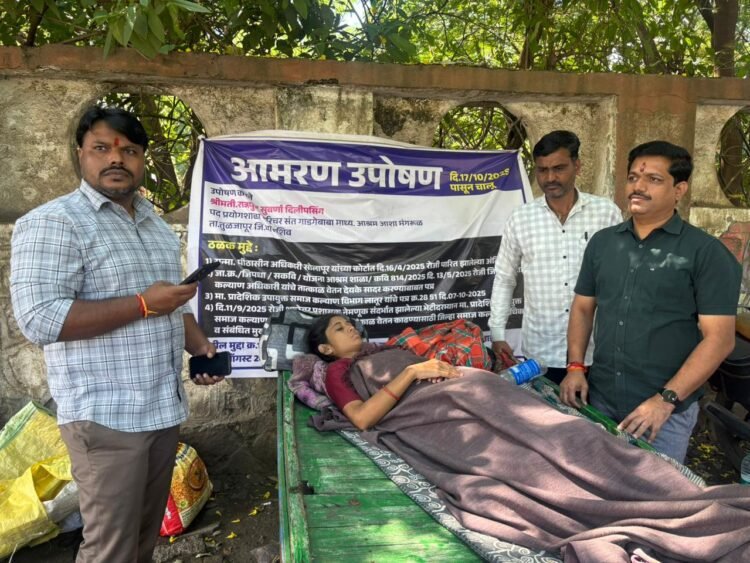 ‘फोटोशूट’ नव्हे, प्रत्यक्ष कृती; आमदार कैलास पाटलांच्या मध्यस्थीने आठ दिवसांपासून सुरू असलेले उपोषण अखेर मागे