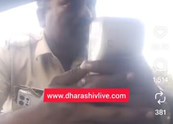 व्हिडिओ व्हायरल प्रकरण; तामलवाडी पोलीस ठाण्यातील कर्मचाऱ्यावर निलंबनाची कारवाई