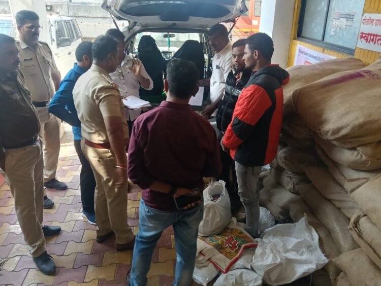 गोमांसाबद्दल मिळाली टीप, पण सापडला लाखो रुपयांचा गुटखा; तामलवाडी पोलिसांची कारवाई, १० लाखांचा मुद्देमाल जप्त