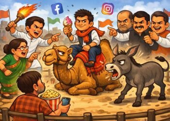 धाराशिवची ‘डिजिटल’ कुस्ती: आईस्क्रीम कोन, बसलेला उंट आणि नादखुळा वार-पलटवार!