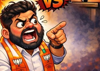 “ओम्या, शेमडं पोरं… तुझी औकात काय?” भाजप आमदार पुत्राची जीभ घसरली