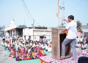 वडगाव सिद्धेश्वर, धारूर-उपळा भागात शिवसेनेचे जोरदार शक्तिप्रदर्शन