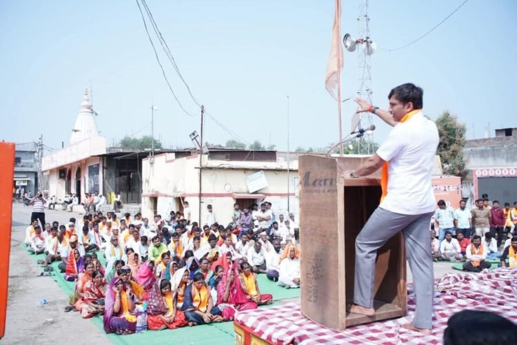 वडगाव सिद्धेश्वर, धारूर-उपळा भागात शिवसेनेचे जोरदार शक्तिप्रदर्शन