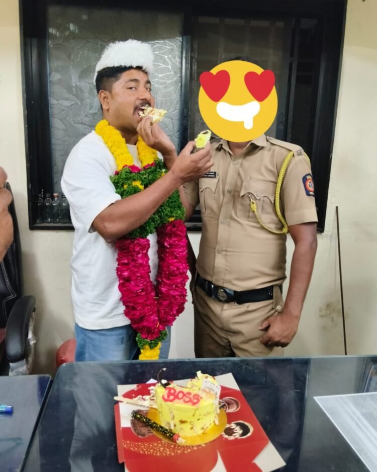 धाराशिव शहर पोलीस ठाण्यात ‘बॉस’चा धुमाकूळ! लाचखोरी, दारूच्या गाड्यांची ‘सेटिंग’ आणि आता चक्क ठाण्यातच दारूच्या बाटल्यांसोबत ‘बर्थडे सेलिब्रेशन’