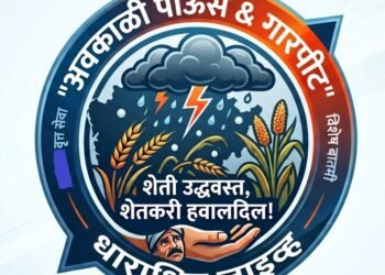 धाराशिवला अवकाळीचा तडाखा; गारांच्या खचाने शेती उद्ध्वस्त, वीज पडून एकाचा बळी