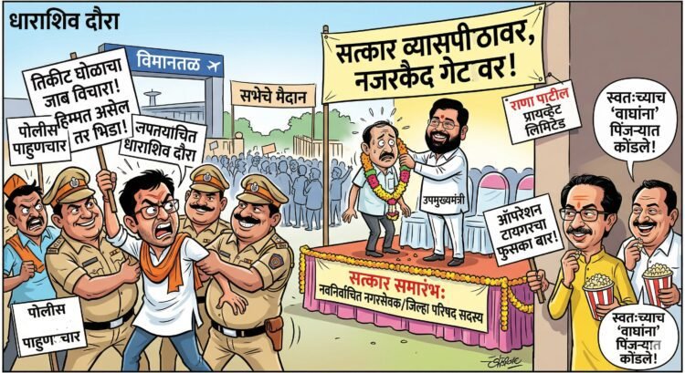 ‘ऑपरेशन टायगर’ करायला गेले, अन् स्वतःच्याच ‘वाघांना’ पिंजऱ्यात कोंडले!