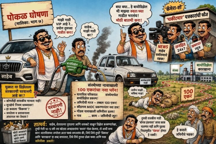 फेसबुक पिंट्या उर्फ पावशेरसिंहाचा नवा ‘इको-फ्रेंडली’ स्टंट!