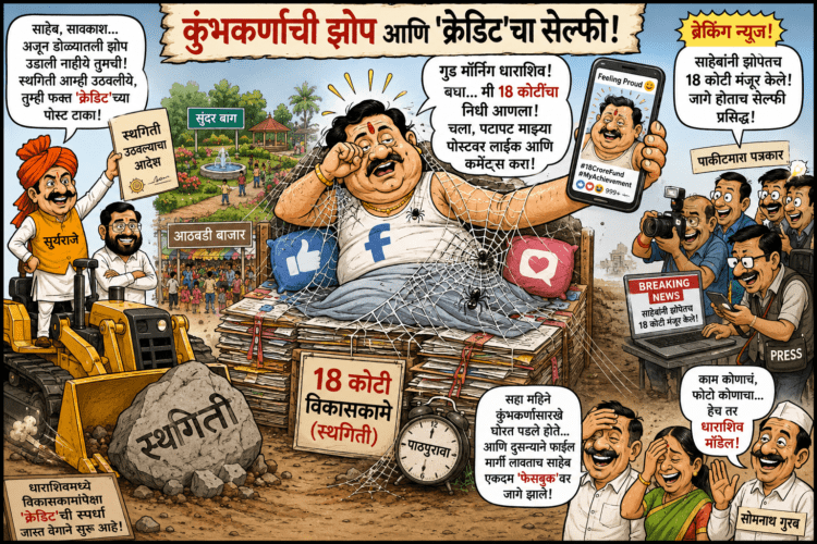 फेसबुक पिंट्या सहा महिने झोपला होता का?