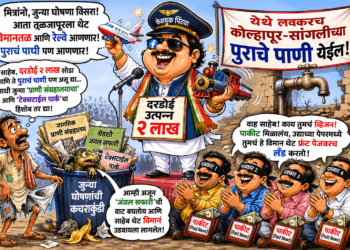 फेसबुक पिंट्याचा नवा ‘हवाई’ स्टंट! जुन्या घोषणा हवेत विरल्या, आता तुळजापुरात थेट ‘विमानतळ’!