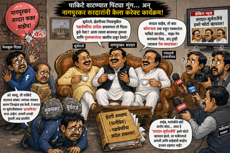 ‘मातोश्री’च्या तोफा, मल्लूची पाकिटे आणि ‘नागपूरकर सरदारांचा’ गेम!