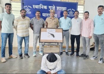 गावठी कट्टा आणि दोन जिवंत काडतुसांसह तरुण जेरबंद!