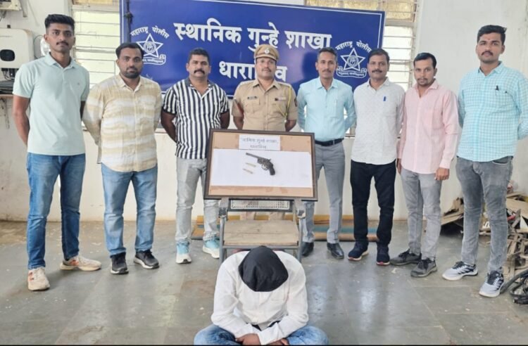 गावठी कट्टा आणि दोन जिवंत काडतुसांसह तरुण जेरबंद!