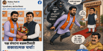 मल्हार पाटील-दत्ताभाऊ कुलकर्णी भेटीवर राजकीय चर्चा; सोमनाथ गुरव यांची ‘गाठीभेटी’ पोस्ट चर्चेत