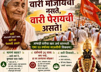 वारी मोजायची नसते, वारी पेरायची असते!