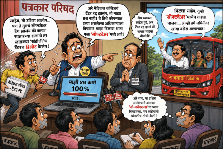 सूर्यराजेंच्या खऱ्या ‘बसेस’, साहेबांचा ‘सॉफ्टवेअर’मधला विकास अन् उशिरा आलेल्या पत्रकाराची गुगली!