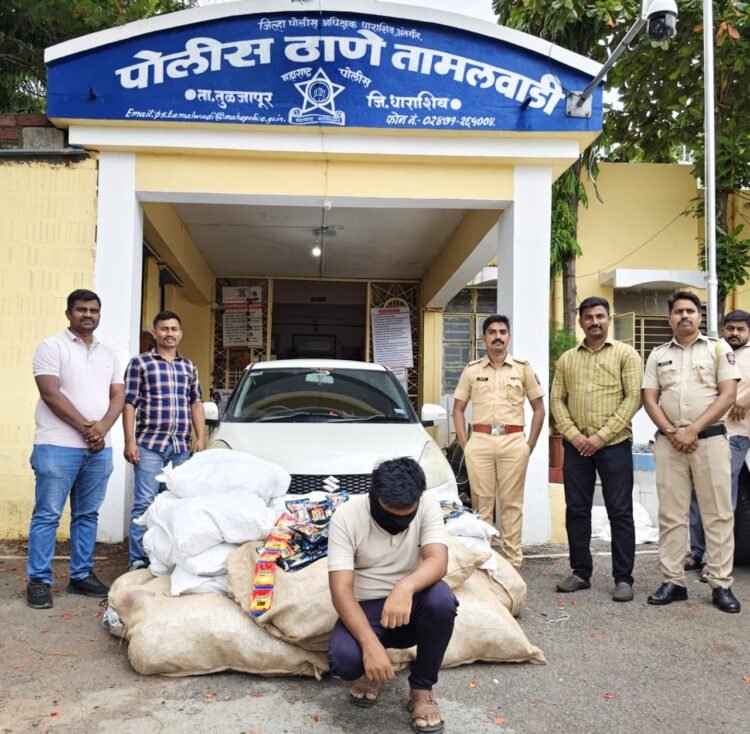 तुळजापूर-सोलापूर हायवेवर मध्यरात्री थरार! तामलवाडी पोलिसांची मोठी कारवाई