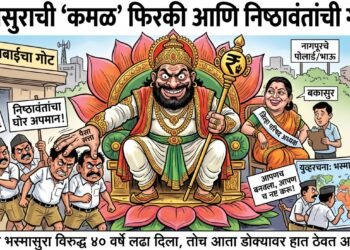  कमळाबाईच्या दरबारातला मॉडर्न भस्मासुर आणि निष्ठावंतांची गोची!