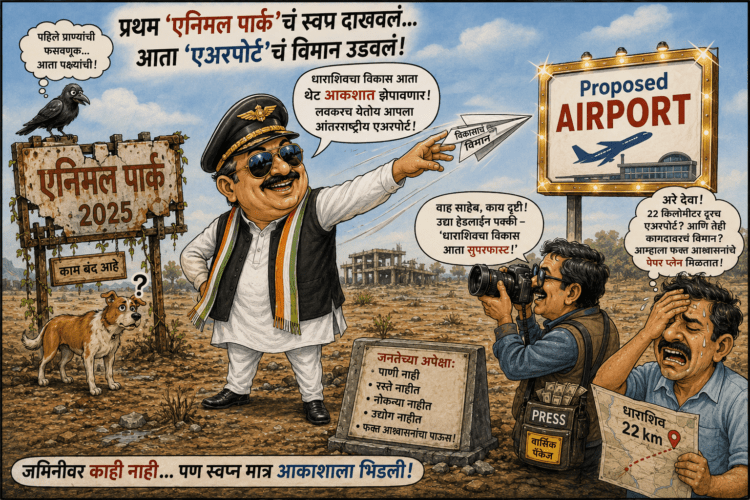 प्राणी संग्रहालय जंगलात हरवले, अन् फेसबुक पिंट्या साहेबांनी थेट ‘विमान’च उडवले!