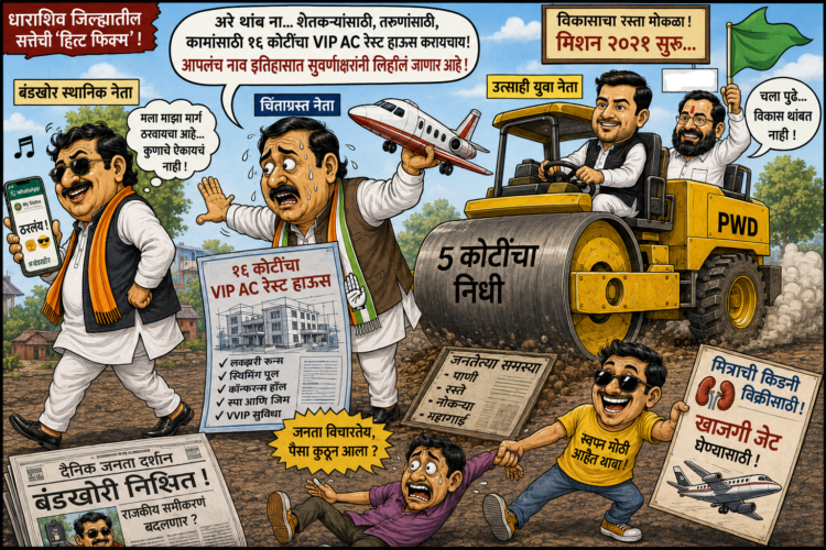 तुळजापूरच्या कारभाऱ्यांचे “आमचं ठरलंय”, सूर्यराजेंचा दणका अन् साहेबांचे १६ कोटींचे ‘हायटेक’ गाजर!