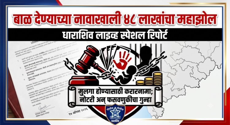 ‘मुलगा हवाय?’… मग १०० रुपयांच्या स्टॅम्पवर करा करार! धाराशिवमध्ये ‘बाळ देण्याच्या’ नावाखाली ४८ लाखांचा महाझोल
