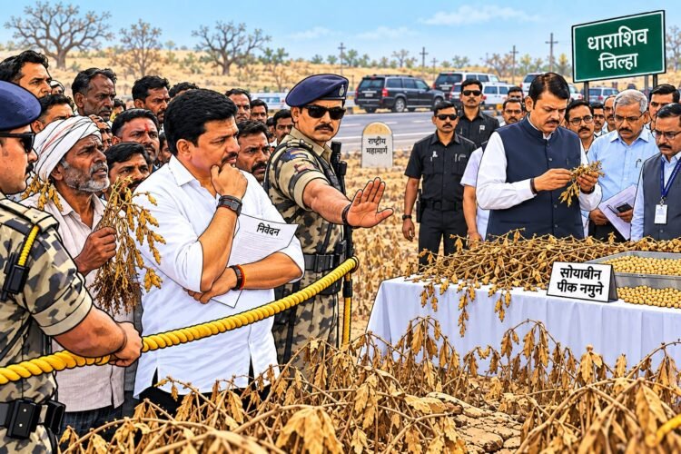 दुष्काळी पाहणी की फार्स?